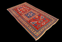 Carica l&#39;immagine nel visualizzatore di Gallery, Hand made Antique Kazak / Shirvan Caucasic Carpets CM 210x120
