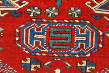 Carica l'immagine nel visualizzatore di Gallery, Hand made Antique Kazak / Shirvan Caucasic Carpets CM 210x120
