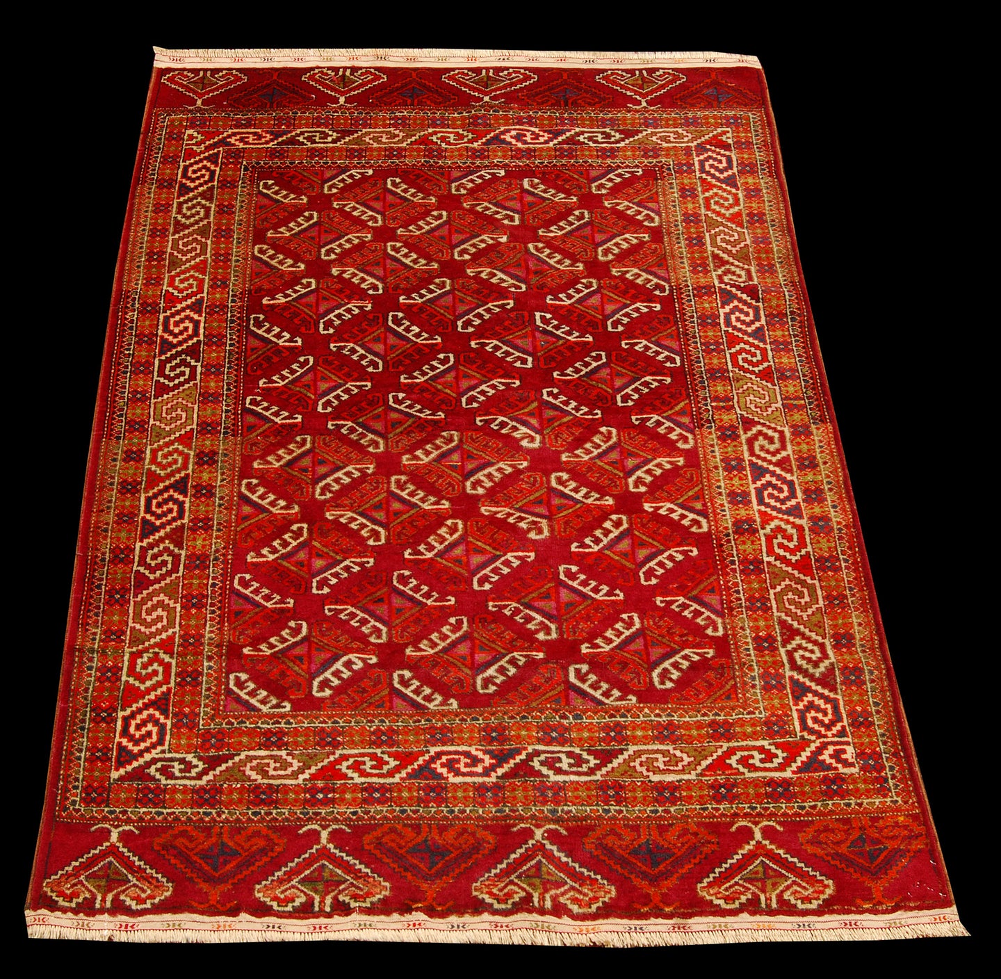 Hand made Antique Bukara/Tekke/Yomut Caucasic Carpets 175x115 CM