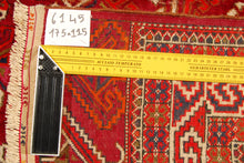 Carica l'immagine nel visualizzatore di Gallery, Hand made Antique Bukara/Tekke/Yomut Caucasic Carpets 175x115 CM
