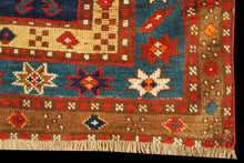 Carica l&#39;immagine nel visualizzatore di Gallery, Hand made Antique Kazak / Shirvan Caucasic Carpets CM 200x110
