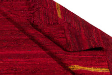 Load image into Gallery viewer, New Design Original Authentic Hand Made kilim Silk India 210x140 CM
