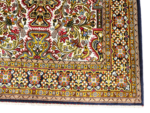 160x110 CM Authentic original hand knotted carpet 
