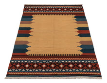 Load image into Gallery viewer, New Design Original Authentic Hand Made Kilim India 122x69 CM
