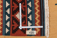Load image into Gallery viewer, New Design Original Authentic Hand Made Kilim India 122x69 CM
