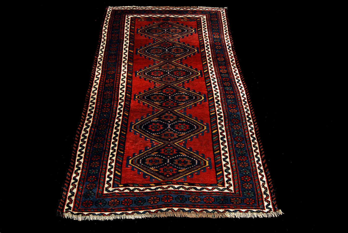 Authentic original hand knotted carpet 180x105 CM