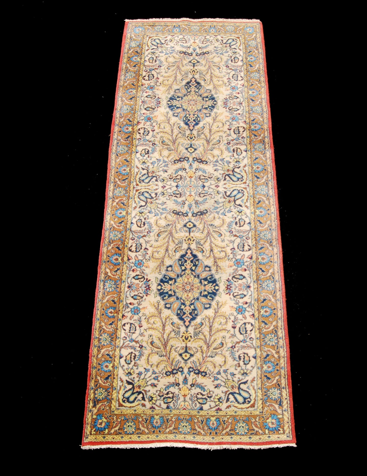 Authentic original hand knotted carpet 270x90 CM