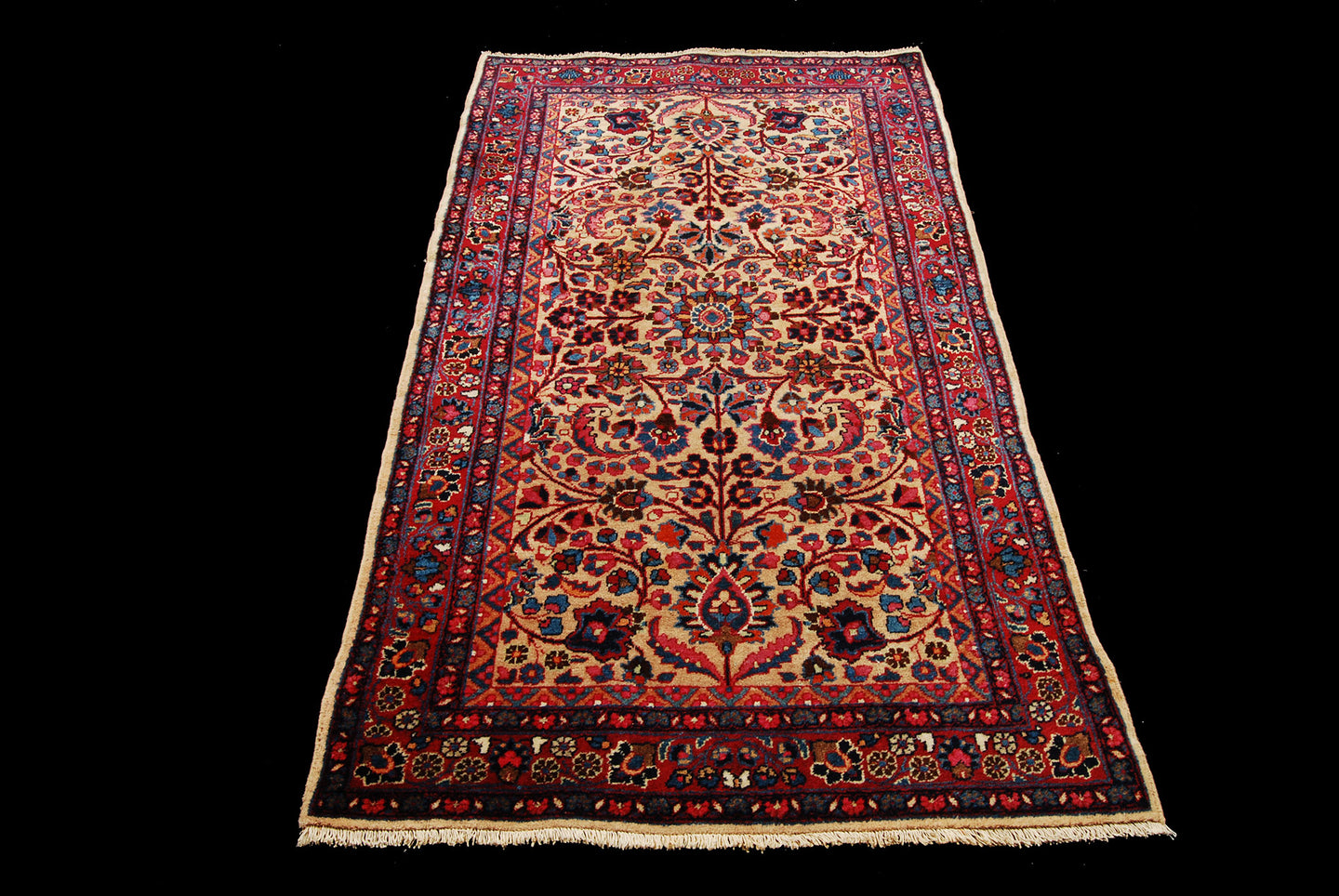Authentic original hand knotted carpet 180x102 CM