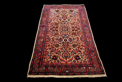 180x102 CM Authentic original hand knotted carpet