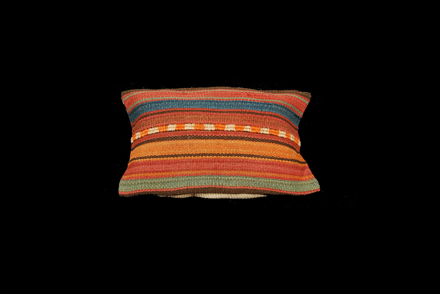 Original Hand Made Rustic Kilim / Cicim 34x21 CM