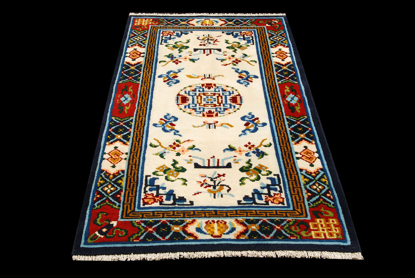 Tappeto Carpet Tapis Teppich Alfombra Rug Pechino Tibet 170x90 CM