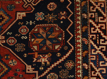 Carica l'immagine nel visualizzatore di Gallery, Hand made Antique Kazak / Shirvan Caucasic Carpets CM 265x130
