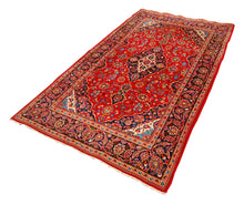 Carica l&#39;immagine nel visualizzatore di Gallery, Rectangular Hand knotted carpet Original Red Colors - 230x135 CM
