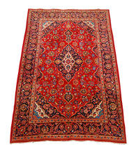 Load image into Gallery viewer, 230x135 CM Rectangular Hand knotted carpet Original Red Colors
