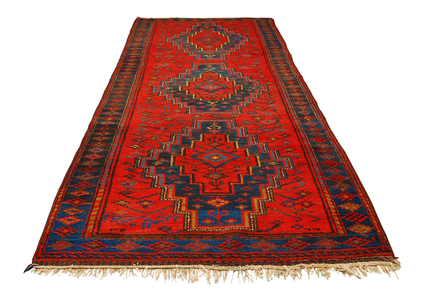 305x145 CM Authentic original hand knotted carpet 