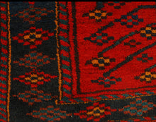 Load image into Gallery viewer, Authentic original hand knotted carpet 305x145 CM
