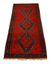 Carica l'immagine nel visualizzatore di Gallery, Authentic original hand knotted carpet Afgano 305x145 CM
