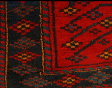 Carica l'immagine nel visualizzatore di Gallery, Authentic original hand knotted carpet Afgano 305x145 CM
