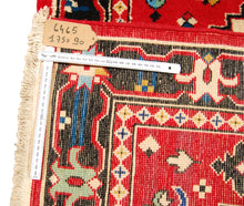 Load image into Gallery viewer, Authentic original hand knotted carpet 175x90 CM

