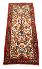 Load image into Gallery viewer, Authentic original hand knotted carpet 195x78 CM
