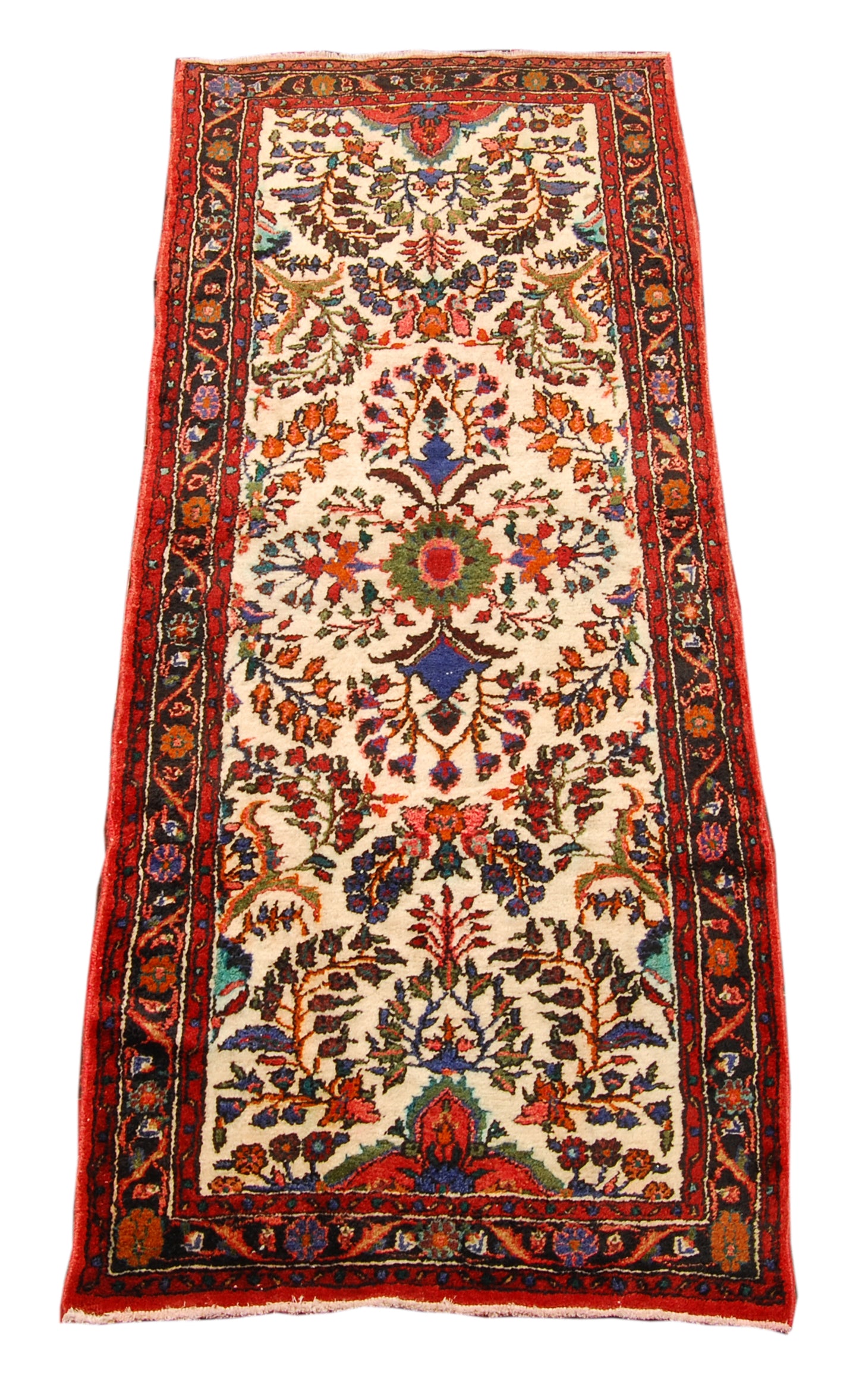 Authentic original hand knotted carpet 195x78 CM