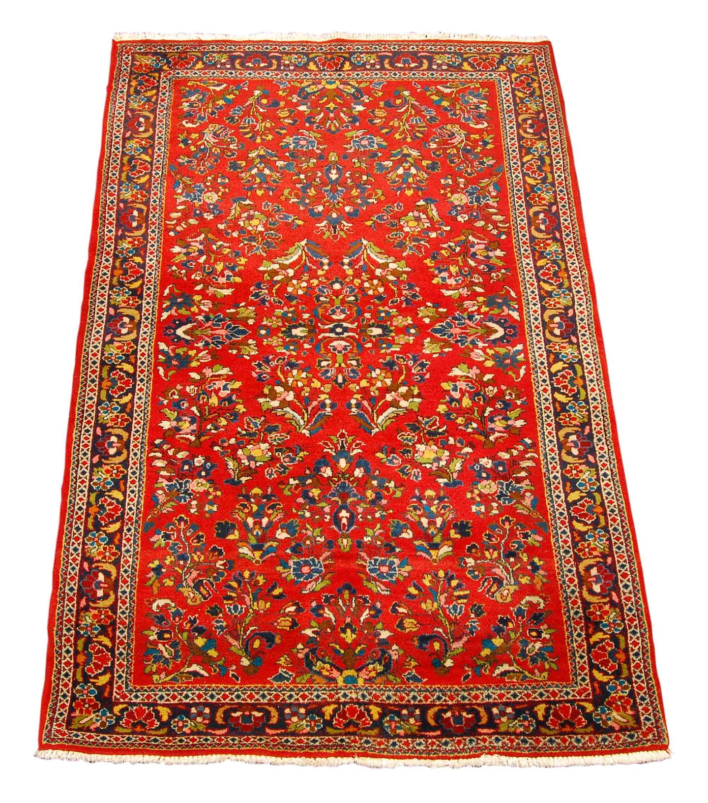 Authentic original hand knotted carpet  CM 200x122