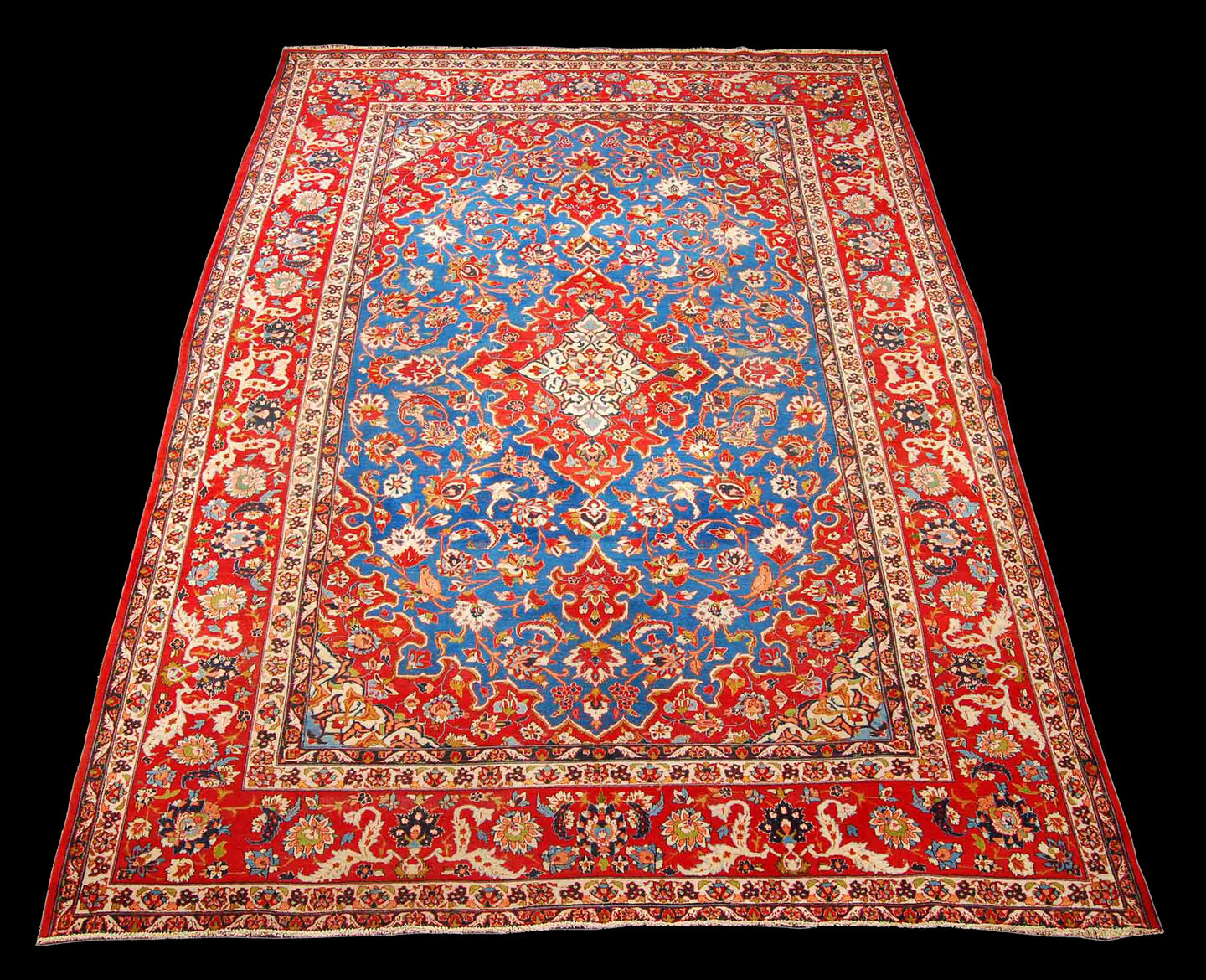 Authentic original hand knotted carpet 370x265 CM