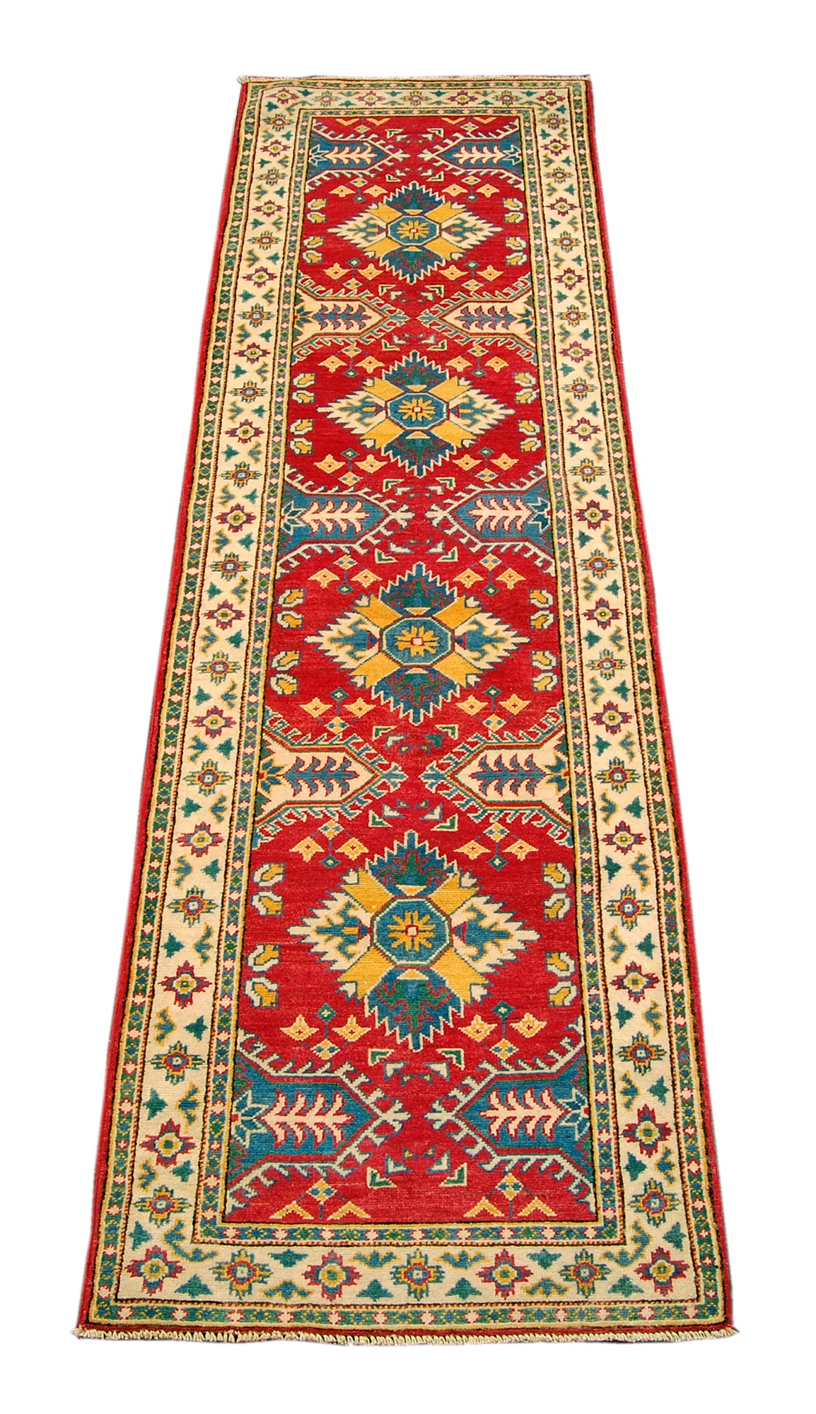 Hand knotted carpet Ghazni / Chubi -  Passatoia CM 300x80