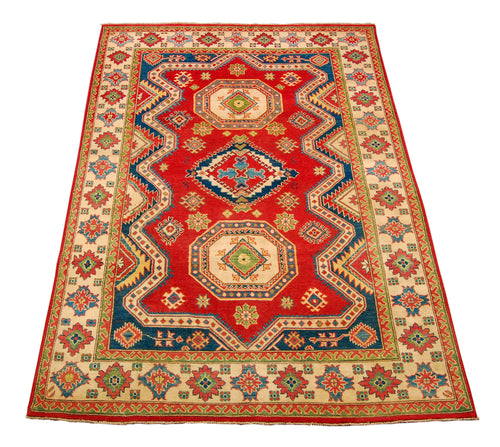 280x180 CM Hand knotted carpet Ghazni / Chubi - Red Colors 
