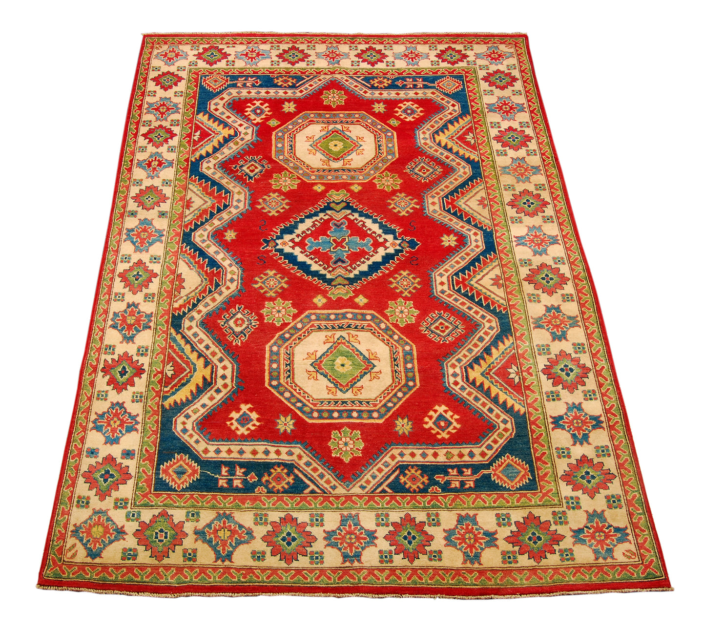 Hand knotted carpet Ghazni / Chubi - Red Colors 280x180 CM