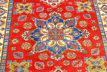 Carica l'immagine nel visualizzatore di Gallery, Hand knotted carpet Ghazni / Chubi Red Colors - 286x210 CM
