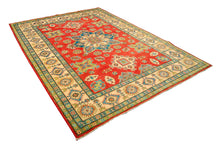 Carica l'immagine nel visualizzatore di Gallery, Hand knotted carpet Ghazni / Chubi Red Colors - 286x210 CM
