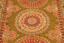 Carica l&#39;immagine nel visualizzatore di Gallery, Hand knotted carpet Ghazni / Chubi - Olives Colors 300x200 CM
