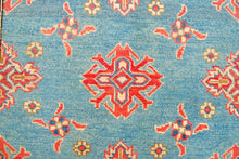 Carica l&#39;immagine nel visualizzatore di Gallery, Hand knotted carpet Ghazni / Chubi - Light blue CM 147x101
