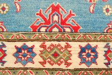 Lade das Bild in den Galerie-Viewer, Hand knotted carpet Ghazni / Chubi - Light blue CM 147x101

