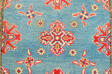 Lade das Bild in den Galerie-Viewer, Hand knotted carpet Ghazni / Chubi - Light blue CM 147x101

