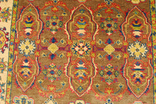 Carica l&#39;immagine nel visualizzatore di Gallery, Hand knotted carpet Ghazni / Chubi - Brown CM 185x120
