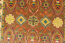 Carica l&#39;immagine nel visualizzatore di Gallery, Hand knotted carpet Ghazni / Chubi - Brown CM 185x120
