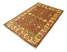 Lade das Bild in den Galerie-Viewer, Hand knotted carpet Ghazni / Chubi - Brown CM 185x120
