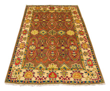Lade das Bild in den Galerie-Viewer, Hand knotted carpet Ghazni / Chubi - Brown CM 185x120
