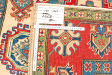 Carica l&#39;immagine nel visualizzatore di Gallery, Hand knotted carpet Ghazni / Chubi - Beige CM 190x147

