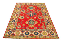 Carica l&#39;immagine nel visualizzatore di Gallery, Hand knotted carpet Ghazni / Chubi - Red Colors CM 205x150
