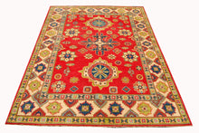Lade das Bild in den Galerie-Viewer, Hand knotted carpet Ghazni / Chubi - Red Colors CM 205x150
