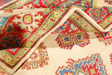 Carica l'immagine nel visualizzatore di Gallery, Hand knotted carpet Ghazni / Chubi Beige / Red Colors 185x120 CM
