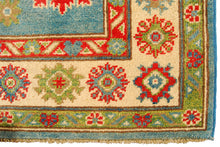 Carica l'immagine nel visualizzatore di Gallery, Rectangular Hand knotted carpet Ghazni / Chubi Green Colors 180x125 CM
