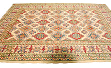 Carica l'immagine nel visualizzatore di Gallery, Rectangular Hand knotted carpet Ghazni Chubi Beige Colors 305x215 CM
