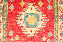 Lade das Bild in den Galerie-Viewer, Runner Hand knotted carpet Ghazni Chubi Red Colors 280x80 CM
