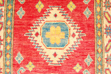 Load image into Gallery viewer, Runner Hand knotted carpet Ghazni Chubi Red Colors 280x80 CM
