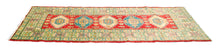 Carica l&#39;immagine nel visualizzatore di Gallery, Runner Hand knotted carpet Ghazni Chubi Red Colors 292x80 CM
