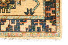 Carica l&#39;immagine nel visualizzatore di Gallery, Rectangular Hand knotted carpet Ghazni Chubi Beige Colors 120x80 CM
